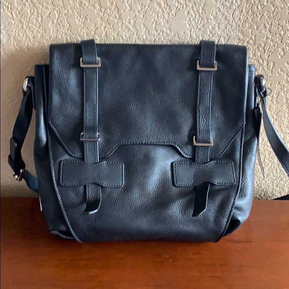 Black Leather Kooba Bag